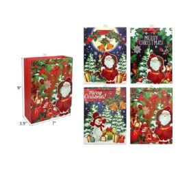 144 Bulk 7 X 9 X 3.9 Christmas Gift Bag