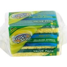 24 Bulk 4pk Fresh Start Heavy Duty Cellulose Sponges