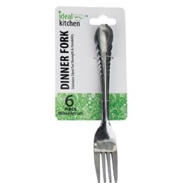 24 Bulk 6pc Stainless Steel Dinner Forks