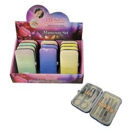 24 Bulk 9pc Manicure Care Set (pastel Color Fade)