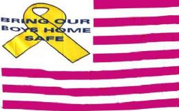 24 Bulk 3 X 5 Polyester Flag, Bring Our Boys Home Safe, With Grommets