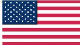 24 Bulk 3 X 5 Polyester Flag, Us Flag With Grommets