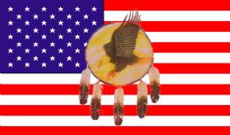 24 Bulk 3 X 5 Polyester Flag, Us Flag Eagle Dreamcatcher With Grommets