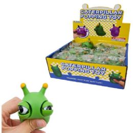 24 Bulk EyE-Popping Squeeze Toy [caterpillar]