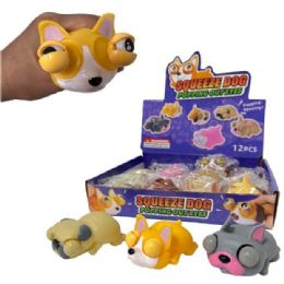 24 Bulk EyE-Popping Squeeze Toy [dogs]