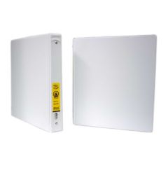 24 Bulk 1in White 3-Ring Binder