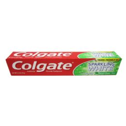 24 Bulk Colgate Toothpaste 2.5 Oz Sparking White Mint Zing