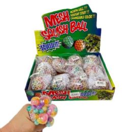 24 Bulk Mesh Squish Ball With Water Beads