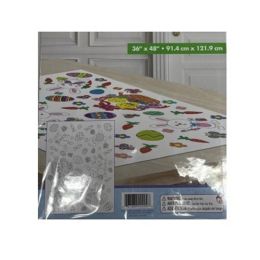 24 Bulk Tablecover Easter Color Your Own Paper 36x48in Pb/in Use Insert