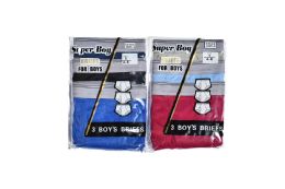 432 Bulk Boy's Color Printed Underwear
