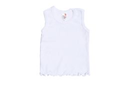 480 Bulk Girl's White Tank Top (0-9)