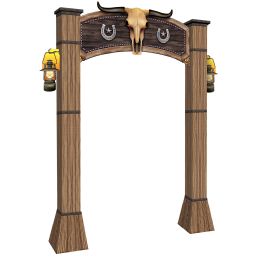 Bulk Western 3-D Archway Prop