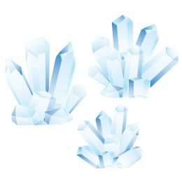 Bulk Winter Wonderland Ice Crystal StanD-Ups