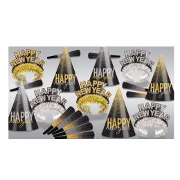 Bulk Silver & Gold Midnight Burst Asst For 10