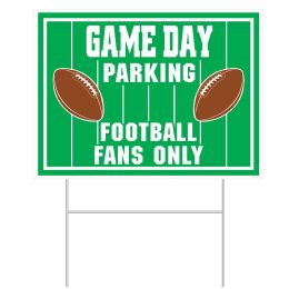60 Bulk Plastic Game Day Parking Yard Sign
