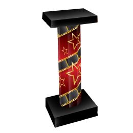 Bulk Red Carpet 3-D Short Column Props
