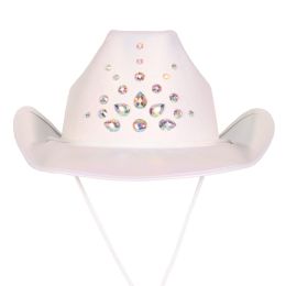 6 Bulk Rhinestone Cowgirl Hat