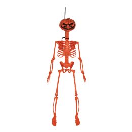 6 Bulk Plastic Pumpkin Skeleton