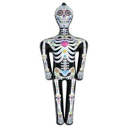 12 Bulk Day Of The Dead Inflatable Skeleton