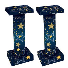 Bulk Starry Night 3-D Short Column Props
