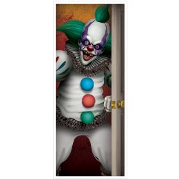 12 Bulk Creepy Clown Door Cover