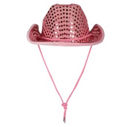 6 Bulk Sequined Cowboy Hat