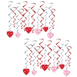 6 Bulk Valentine's Day Heart Whirls