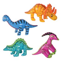 6 Bulk Inflatable Dinosaurs