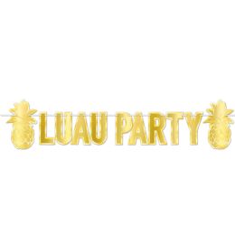 12 Bulk Foil Luau Party Streamer