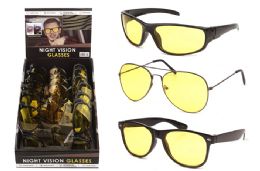 48 Bulk Night Vision Glasses Assorted Styles