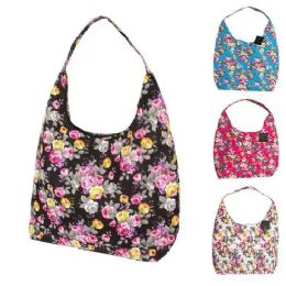 24 Bulk Summer Slouch Bag [floral Print]