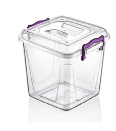 6 Bulk 40lt Airtight Clear Pantry Container