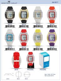 12 Bulk Digital Watch - 85778 assorted colors