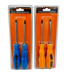 48 Bulk 2pc Deluxe Screwdriver Set