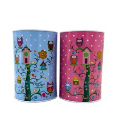 24 Bulk Bank Owl Style Small 10x15cm 2 Asst