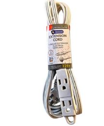 25 Bulk 12ft. Extension Cord Single Socket