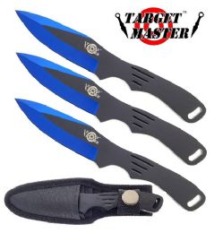 12 Bulk 6" Overall 3 Pc Blue W/ Nylon Sheath Included
