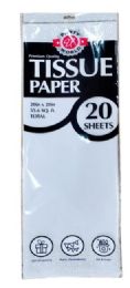 96 Bulk 20" X 20" White Tissue Paper 20ct