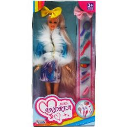 12 Bulk 11.5" Bendable Sofi Doll W/ Accss In Window Box, Assrt