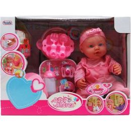 6 Bulk 13.5"baby Doll W/ & Accss In Window Box, 2 Asst