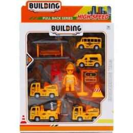 12 Bulk Construction Set Truck In Window Box