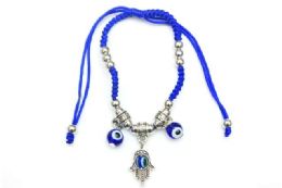 24 Bulk Hamsa Bracelet (blue)
