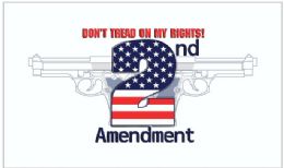 24 Bulk Wholesale Don't Tread On My Rights Second Amendment Flags