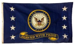 24 Bulk Wholesale Licensed Us Navy Flags Served With Pride