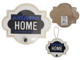 48 Bulk Hanging "welcome Home" Decor With Hook