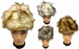 24 Bulk Wholesale Faux Fur Winter Hat