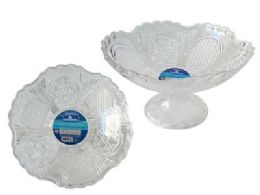 72 Bulk CRYSTAL BOWL With STAND 25 Diameter X13.5CM
