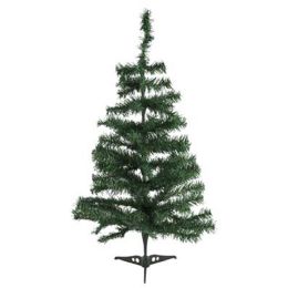 12 Bulk Christmas Tree 36in/3ft Green Canada Pine 70stems On Plasticbase Christmas ht