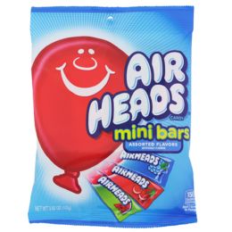 12 Bulk Mini Airheads Peg Bag 3.6 Oz Assorted