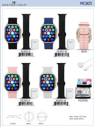 12 Bulk Digital Watch - MC805-P assorted colors